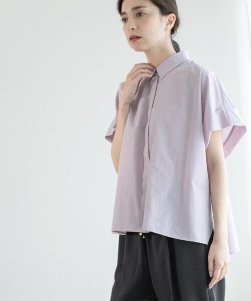 OPAQUE.CLIP / オペーク ドット クリップ シャツ・ブラウス | 《andGIRL掲載》リラクシーシャツ【洗濯機洗い可】 | 詳細11