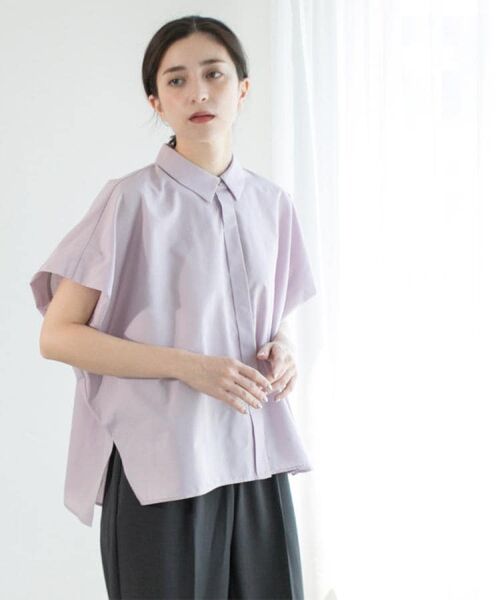 OPAQUE.CLIP / オペーク ドット クリップ シャツ・ブラウス | 《andGIRL掲載》リラクシーシャツ【洗濯機洗い可】 | 詳細12