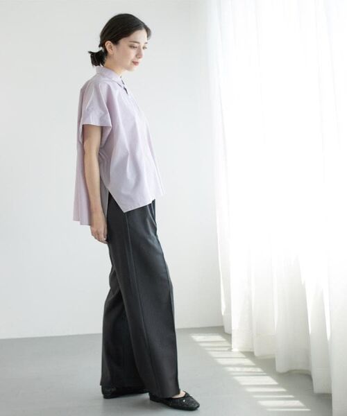 OPAQUE.CLIP / オペーク ドット クリップ シャツ・ブラウス | 《andGIRL掲載》リラクシーシャツ【洗濯機洗い可】 | 詳細15