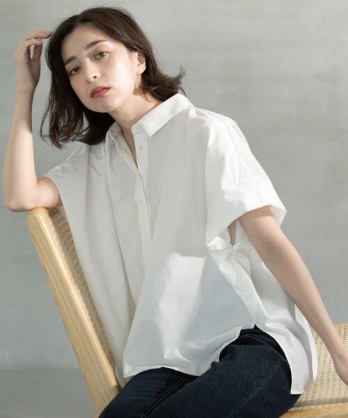 OPAQUE.CLIP / オペーク ドット クリップ シャツ・ブラウス | 《andGIRL掲載》リラクシーシャツ【洗濯機洗い可】 | 詳細2