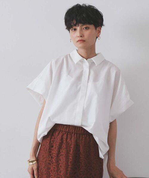 OPAQUE.CLIP / オペーク ドット クリップ シャツ・ブラウス | 《andGIRL掲載》リラクシーシャツ【洗濯機洗い可】 | 詳細21