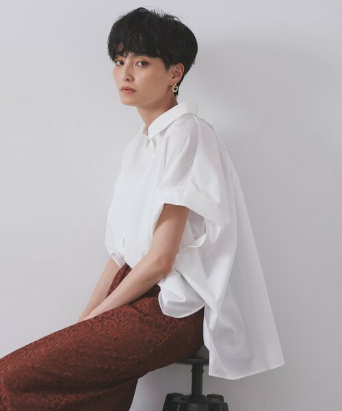 OPAQUE.CLIP / オペーク ドット クリップ シャツ・ブラウス | 《andGIRL掲載》リラクシーシャツ【洗濯機洗い可】 | 詳細22