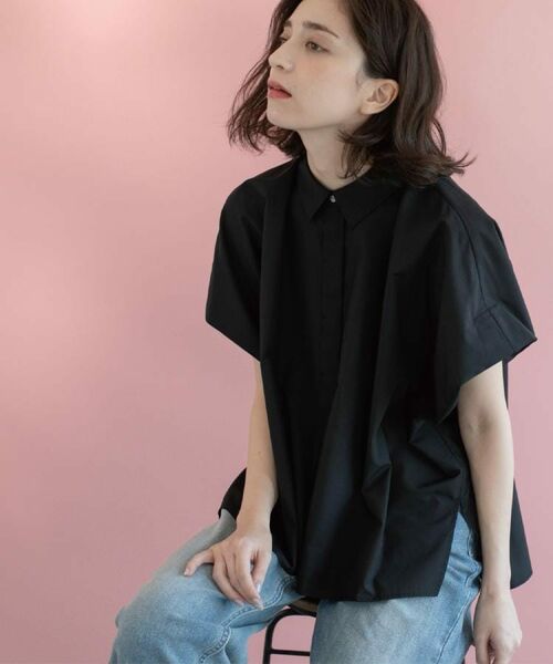 OPAQUE.CLIP / オペーク ドット クリップ シャツ・ブラウス | 《andGIRL掲載》リラクシーシャツ【洗濯機洗い可】 | 詳細5