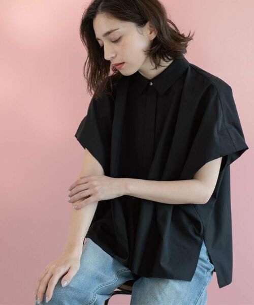 OPAQUE.CLIP / オペーク ドット クリップ シャツ・ブラウス | 《andGIRL掲載》リラクシーシャツ【洗濯機洗い可】 | 詳細7