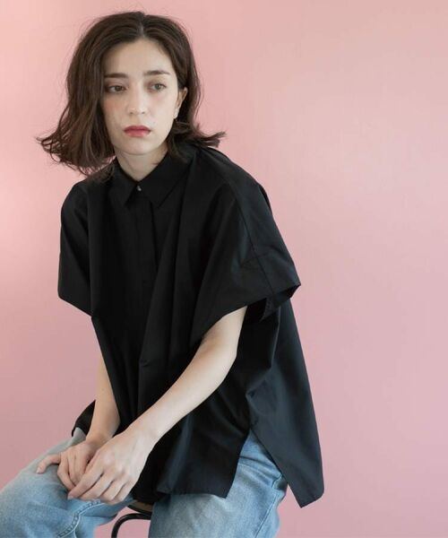 OPAQUE.CLIP / オペーク ドット クリップ シャツ・ブラウス | 《andGIRL掲載》リラクシーシャツ【洗濯機洗い可】 | 詳細9