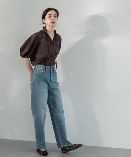 OPAQUE.CLIP / オペーク ドット クリップ シャツ・ブラウス | シアーフリルネックブラウス【洗濯機洗い可】 | 詳細18