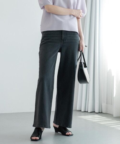 OPAQUE.CLIP / オペーク ドット クリップ デニムパンツ | 《SS-LLサイズ》ストレッチバギーデニム【洗濯機洗い可】 | 詳細1