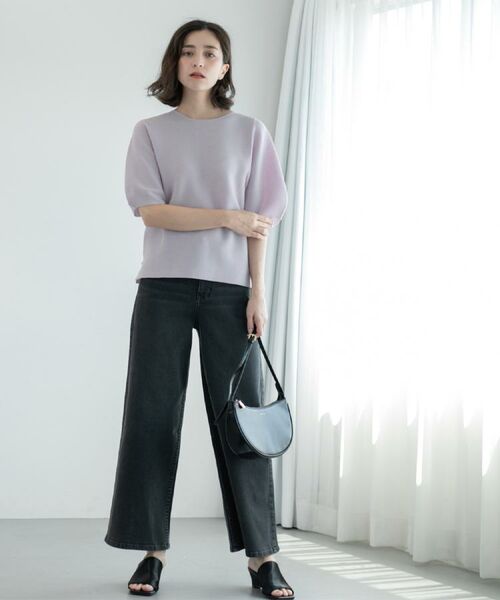 OPAQUE.CLIP / オペーク ドット クリップ デニムパンツ | 《SS-LLサイズ》ストレッチバギーデニム【洗濯機洗い可】 | 詳細2