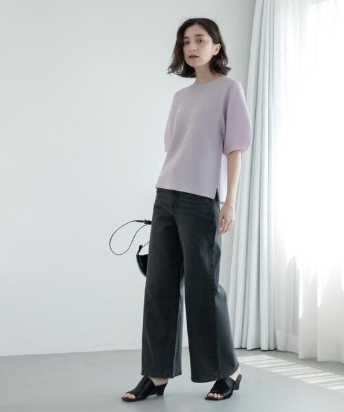 OPAQUE.CLIP / オペーク ドット クリップ デニムパンツ | 《SS-LLサイズ》ストレッチバギーデニム【洗濯機洗い可】 | 詳細3