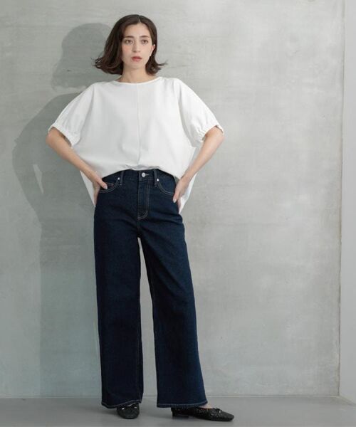 OPAQUE.CLIP / オペーク ドット クリップ デニムパンツ | 《SS-LLサイズ》ストレッチバギーデニム【洗濯機洗い可】 | 詳細8