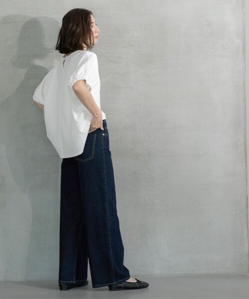 OPAQUE.CLIP / オペーク ドット クリップ デニムパンツ | 《SS-LLサイズ》ストレッチバギーデニム【洗濯機洗い可】 | 詳細9