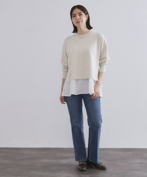 OPAQUE.CLIP / オペーク ドット クリップ その他トップス | 《ツインセット》リラクシーサイドスリットニット×ドッキングタンク【洗濯機洗い可】 | 詳細28