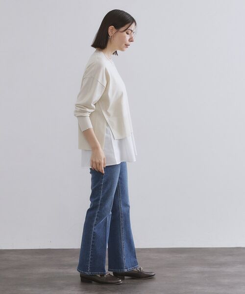 OPAQUE.CLIP / オペーク ドット クリップ その他トップス | 《ツインセット》リラクシーサイドスリットニット×ドッキングタンク【洗濯機洗い可】 | 詳細29