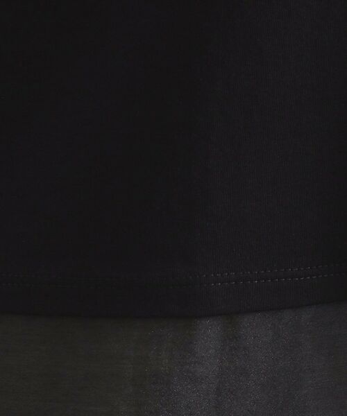 OPAQUE.CLIP / オペーク ドット クリップ カットソー | 裾シアードッキングボクシーTシャツ【洗濯機洗い可】 | 詳細4