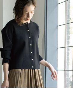 OPAQUE.CLIP / オペーク ドット クリップ カーディガン・ボレロ | スナップボタンニットカーディガン【UVケア/洗濯機OK】《6col/S～LL》