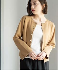 OPAQUE.CLIP / オペーク ドット クリップ カーディガン・ボレロ | スナップボタンニットカーディガン【UVケア/洗濯機OK】《6col/S～LL》