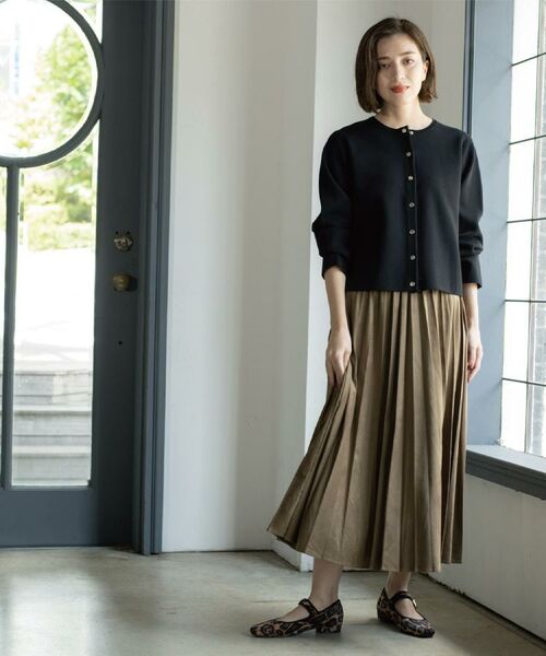 OPAQUE.CLIP / オペーク ドット クリップ カーディガン・ボレロ | スナップボタンニットカーディガン【UVケア/洗濯機OK】《6col/S~LL》 | 詳細11