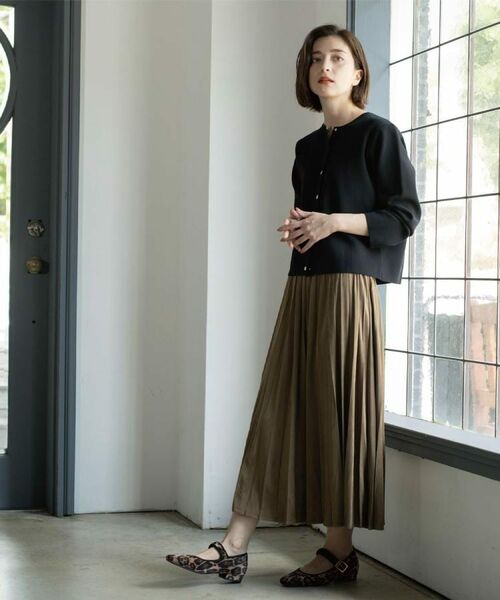 OPAQUE.CLIP / オペーク ドット クリップ カーディガン・ボレロ | スナップボタンニットカーディガン【UVケア/洗濯機OK】《6col/S~LL》 | 詳細12