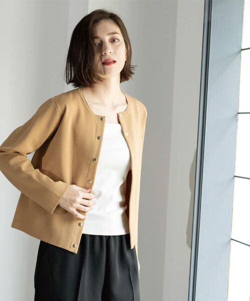 OPAQUE.CLIP / オペーク ドット クリップ カーディガン・ボレロ | スナップボタンニットカーディガン【UVケア/洗濯機OK】《6col/S~LL》 | 詳細19