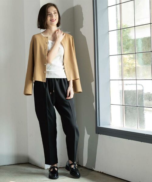 OPAQUE.CLIP / オペーク ドット クリップ カーディガン・ボレロ | スナップボタンニットカーディガン【UVケア/洗濯機OK】《6col/S~LL》 | 詳細24