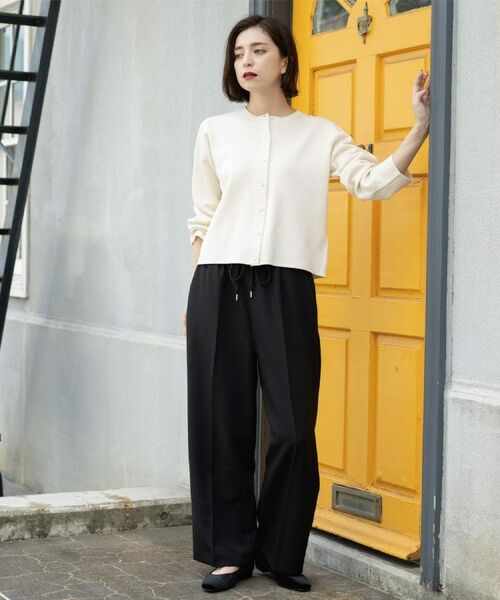 OPAQUE.CLIP / オペーク ドット クリップ カーディガン・ボレロ | スナップボタンニットカーディガン【UVケア/洗濯機OK】《6col/S~LL》 | 詳細5