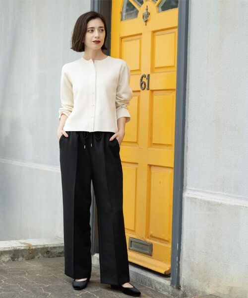 OPAQUE.CLIP / オペーク ドット クリップ カーディガン・ボレロ | スナップボタンニットカーディガン【UVケア/洗濯機OK】《6col/S~LL》 | 詳細6