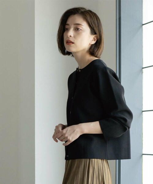 OPAQUE.CLIP / オペーク ドット クリップ カーディガン・ボレロ | スナップボタンニットカーディガン【UVケア/洗濯機OK】《6col/S~LL》 | 詳細9