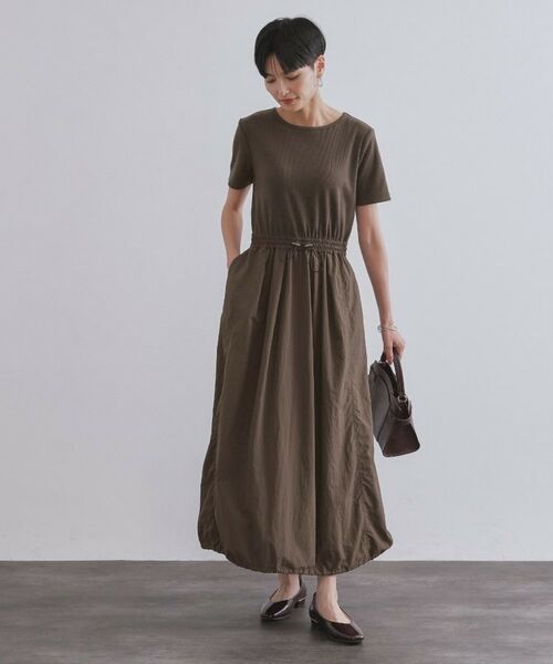 OPAQUE.CLIP / オペーク ドット クリップ ロング・マキシ丈ワンピース | 2WAYスピンドル使いドッキングワンピース【洗濯機洗い可】 | 詳細10