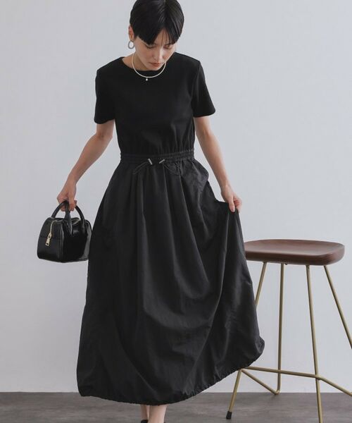 OPAQUE.CLIP / オペーク ドット クリップ ロング・マキシ丈ワンピース | 2WAYスピンドル使いドッキングワンピース【洗濯機洗い可】 | 詳細2