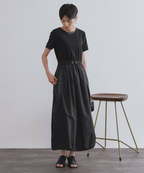 OPAQUE.CLIP / オペーク ドット クリップ ロング・マキシ丈ワンピース | 2WAYスピンドル使いドッキングワンピース【洗濯機洗い可】 | 詳細3