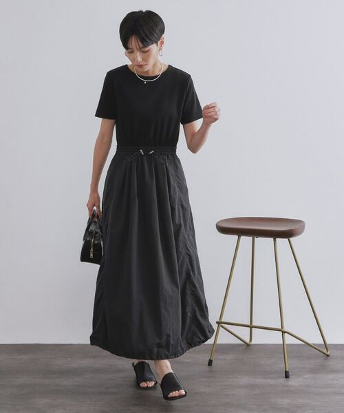 OPAQUE.CLIP / オペーク ドット クリップ ロング・マキシ丈ワンピース | 2WAYスピンドル使いドッキングワンピース【洗濯機洗い可】 | 詳細5