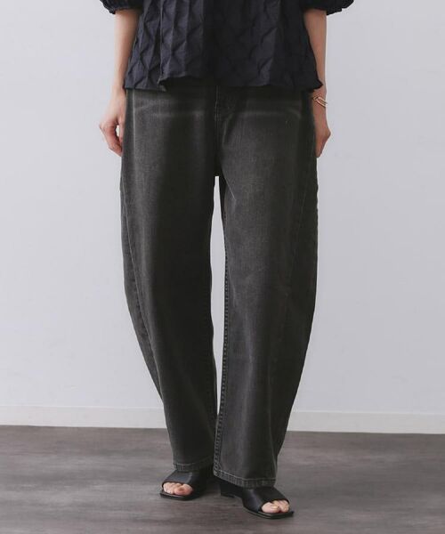 OPAQUE.CLIP / オペーク ドット クリップ デニムパンツ | ストレッチバレルレッグデニム【洗濯機洗い可】 | 詳細13