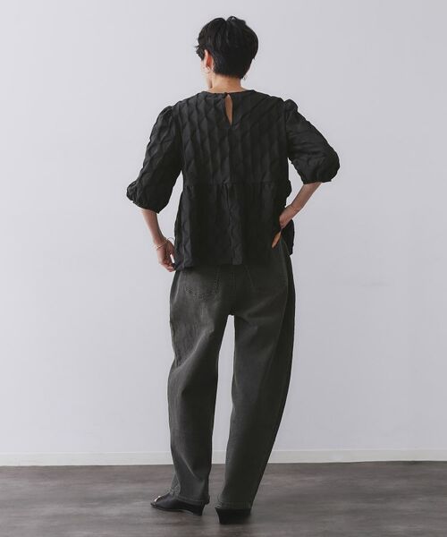 OPAQUE.CLIP / オペーク ドット クリップ デニムパンツ | ストレッチバレルレッグデニム【洗濯機洗い可】 | 詳細16