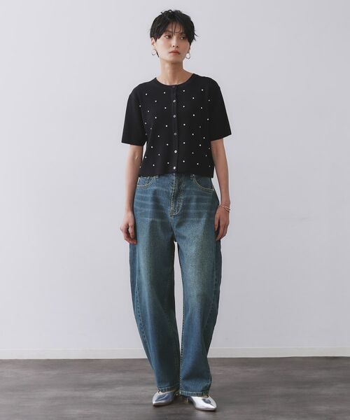 OPAQUE.CLIP / オペーク ドット クリップ デニムパンツ | ストレッチバレルレッグデニム【洗濯機洗い可】 | 詳細19