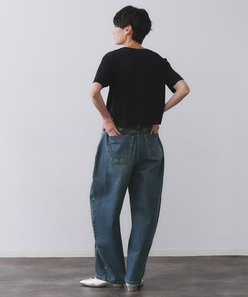 OPAQUE.CLIP / オペーク ドット クリップ デニムパンツ | ストレッチバレルレッグデニム【洗濯機洗い可】 | 詳細20