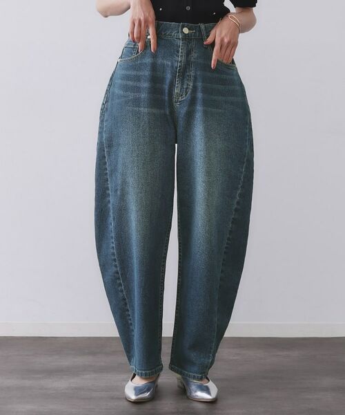 OPAQUE.CLIP / オペーク ドット クリップ デニムパンツ | ストレッチバレルレッグデニム【洗濯機洗い可】 | 詳細23