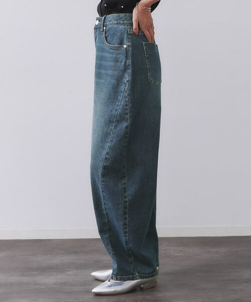 OPAQUE.CLIP / オペーク ドット クリップ デニムパンツ | ストレッチバレルレッグデニム【洗濯機洗い可】 | 詳細24