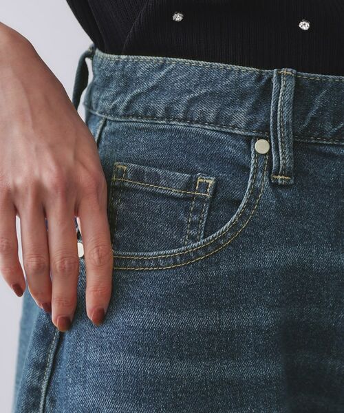 OPAQUE.CLIP / オペーク ドット クリップ デニムパンツ | ストレッチバレルレッグデニム【洗濯機洗い可】 | 詳細28