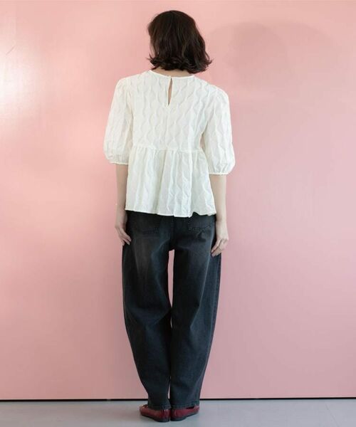 OPAQUE.CLIP / オペーク ドット クリップ デニムパンツ | ストレッチバレルレッグデニム【洗濯機洗い可】 | 詳細6