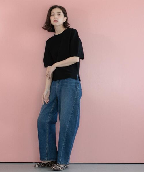 OPAQUE.CLIP / オペーク ドット クリップ デニムパンツ | ストレッチバレルレッグデニム【洗濯機洗い可】 | 詳細8