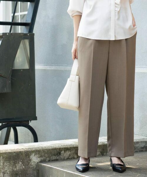 OPAQUE.CLIP / オペーク ドット クリップ パンツ | 《SS-LLサイズ》ストレッチ美脚イージーワイドパンツ【防シワ/洗濯機洗い可】 | 詳細11