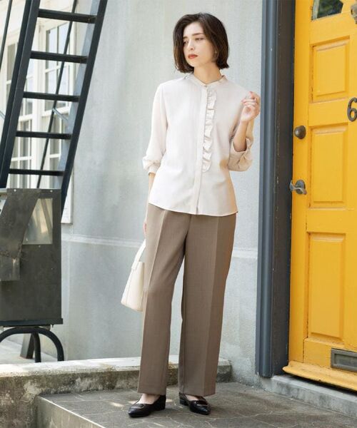 OPAQUE.CLIP / オペーク ドット クリップ パンツ | 《SS-LLサイズ》ストレッチ美脚イージーワイドパンツ【防シワ/洗濯機洗い可】 | 詳細14