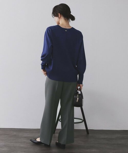 OPAQUE.CLIP / オペーク ドット クリップ パンツ | 《SS-LLサイズ》ストレッチ美脚イージーワイドパンツ【防シワ/洗濯機洗い可】 | 詳細18