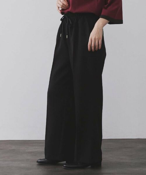 OPAQUE.CLIP / オペーク ドット クリップ パンツ | 《SS-LLサイズ》ストレッチ美脚イージーワイドパンツ【防シワ/洗濯機洗い可】 | 詳細20