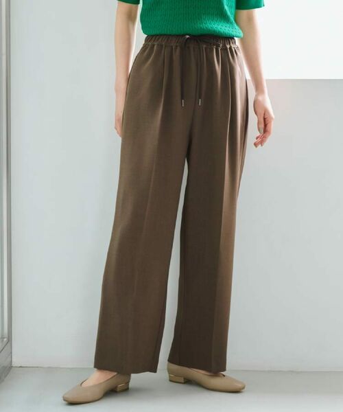 OPAQUE.CLIP / オペーク ドット クリップ パンツ | 《SS-LLサイズ》ストレッチ美脚イージーワイドパンツ【防シワ/洗濯機洗い可】 | 詳細25