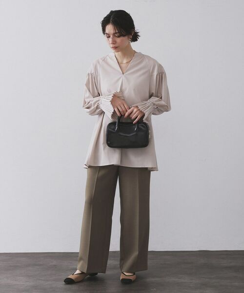 OPAQUE.CLIP / オペーク ドット クリップ パンツ | 《SS-LLサイズ》ストレッチ美脚イージーワイドパンツ【防シワ/洗濯機洗い可】 | 詳細30