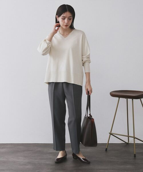 OPAQUE.CLIP / オペーク ドット クリップ パンツ | 《SS-LLサイズ》ストレッチ美脚イージーテーパードパンツ【防シワ/洗濯機洗い可】 | 詳細19