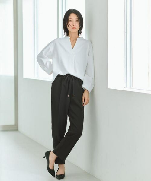 OPAQUE.CLIP / オペーク ドット クリップ パンツ | 《SS-LLサイズ》ストレッチ美脚イージーテーパードパンツ【防シワ/洗濯機洗い可】 | 詳細23