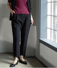 OPAQUE.CLIP / オペーク ドット クリップ ショート・ハーフ・半端丈パンツ | ステップヘムテーパードパンツ/セットアップ対応可【洗濯機洗い可】