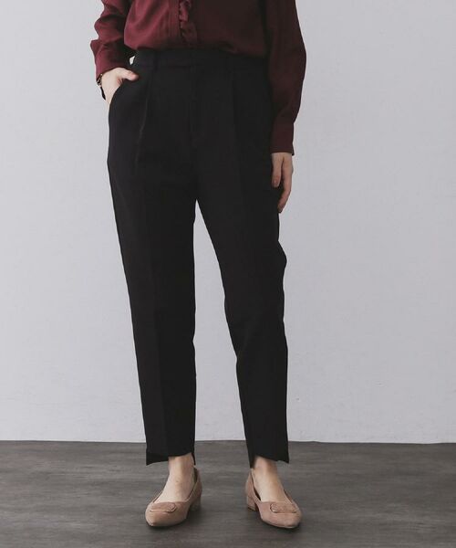 OPAQUE.CLIP / オペーク ドット クリップ ショート・ハーフ・半端丈パンツ | ステップヘムテーパードパンツ/セットアップ対応可【洗濯機洗い可】 | 詳細14